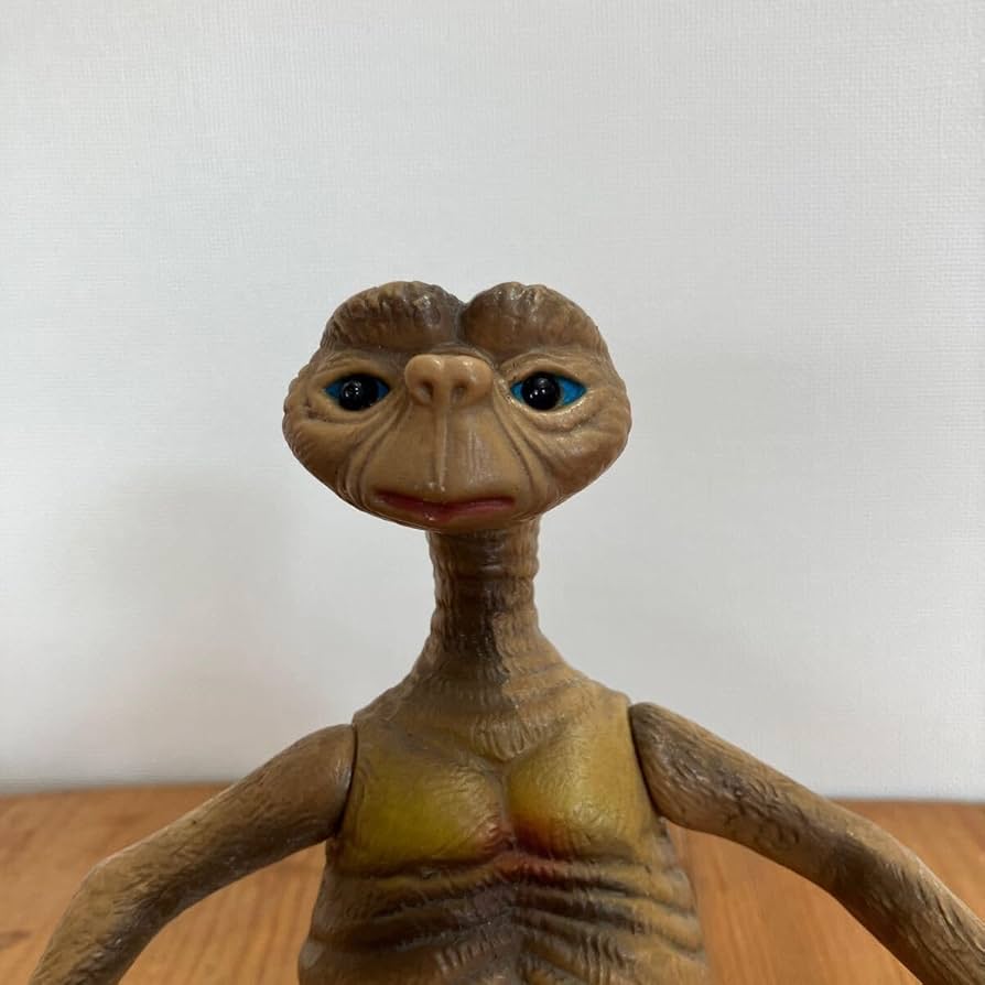 【昭和レトロ】光るE.T. 当時もの E.T. “Lighting Eyes” Vinyl Action Figure イーティー